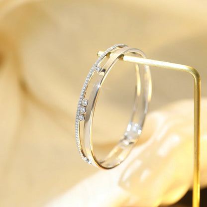 [Luxe Jewelry]Move Romane Diamond Bangle Bracelet