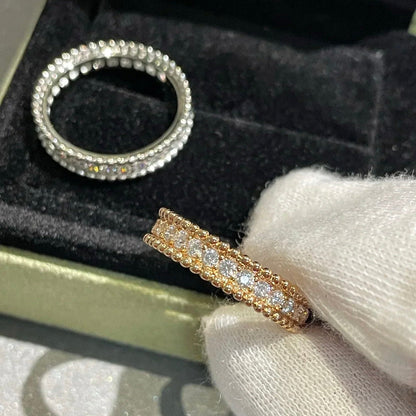 [LUXE]PERLEE DIAMOND ROSE GOLD RING