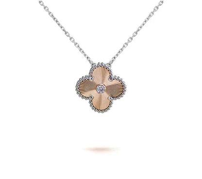 [LUXE]CLOVER 15MM NECKLACE SILVER COLLECTION