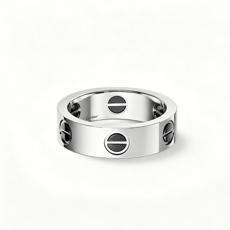 [Luxe Jewelry] LOVE RING 5.5MM NO DIAMONDS  CERAMIC