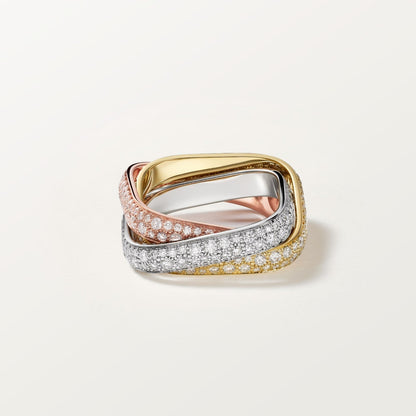 [Luxe Jewelry] TRINITY 3.5MM CUSHION RING COLLECTION