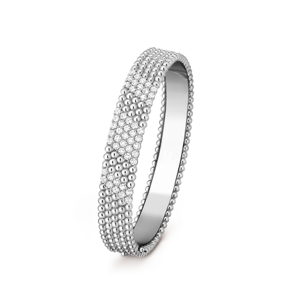 [LUXE]  FIVE-ROW DIAMOND BRACELET