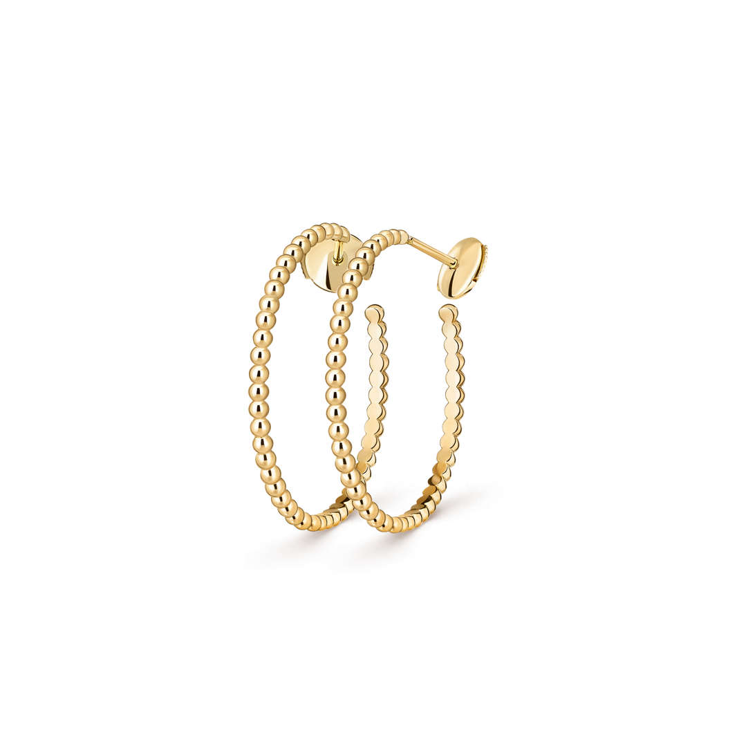 [Luxe Jewelry] SMOOTH BEAD STUD EARRINGS
