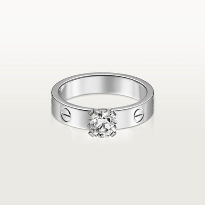 [Luxe Jewelry] LOVE RING 3.6MM 1 BIG DIAMOND