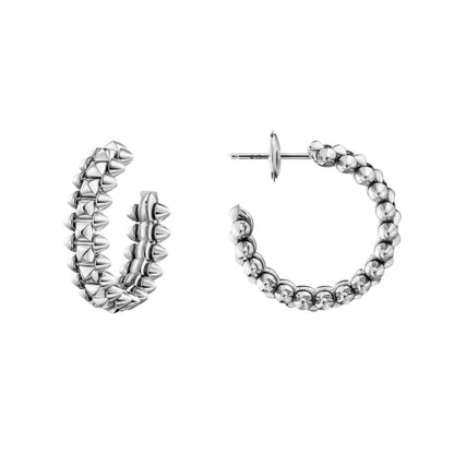 [Luxe Jewelry] CLASH SMALL HOOP EARRINGS