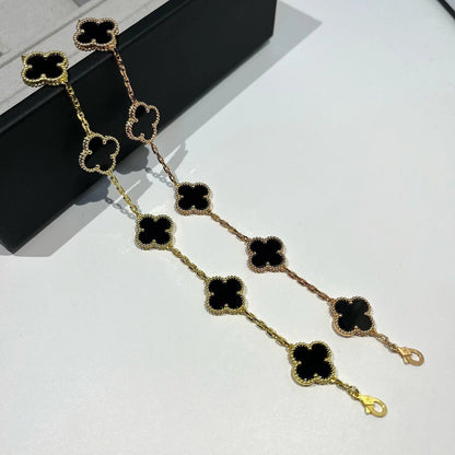 [Luxe Jewelery]Clover & Juste & Lover  Bracelet Stack Set