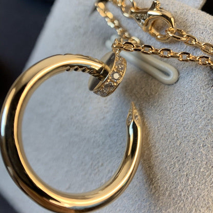 [LUXE]JUSTE ネックレス ピンクゴールド
