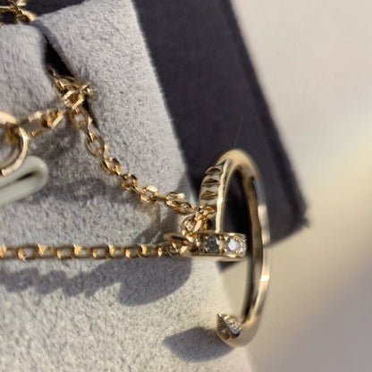 [LUXE]JUSTE ネックレス ピンクゴールド