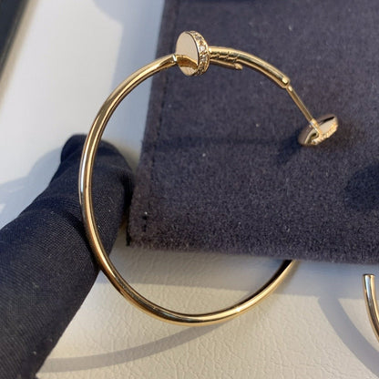 [LUXE]JUSTE イヤリング ゴールド ダイヤモンド 1.8mm 