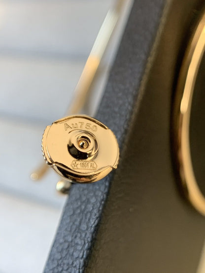[LUXE]JUSTE イヤリング ゴールド ダイヤモンド 1.8mm 