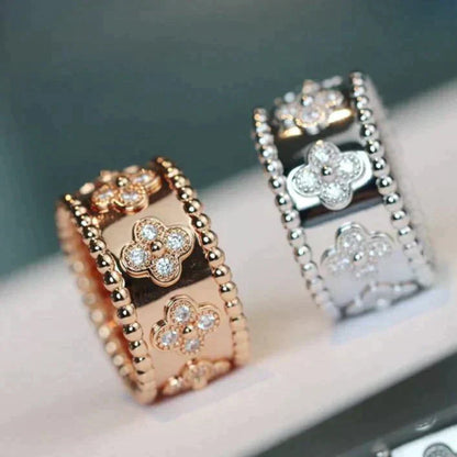 [LUXE]CLOVER KALEIDOSCOPE RING 10MM