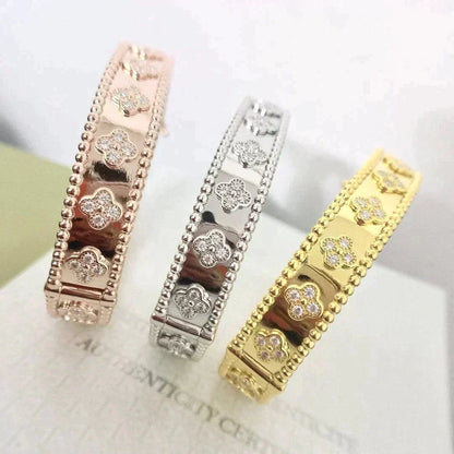 [LUXE]クローバーブレスレット 8mm ダイヤモンド