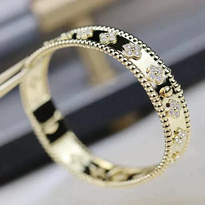 [LUXE]クローバーブレスレット 8mm ダイヤモンド