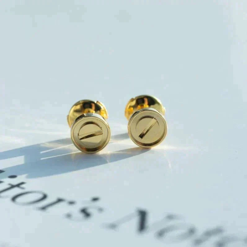 [Luxe]LOVE EARRINGS GOLD 10MM