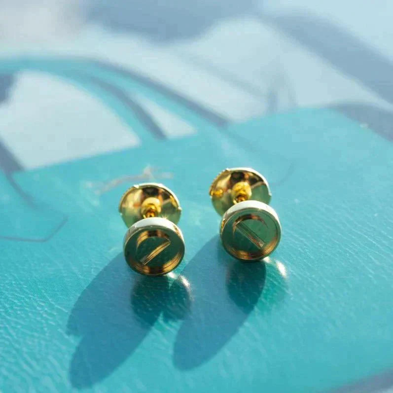 [Luxe]LOVE EARRINGS GOLD 10MM