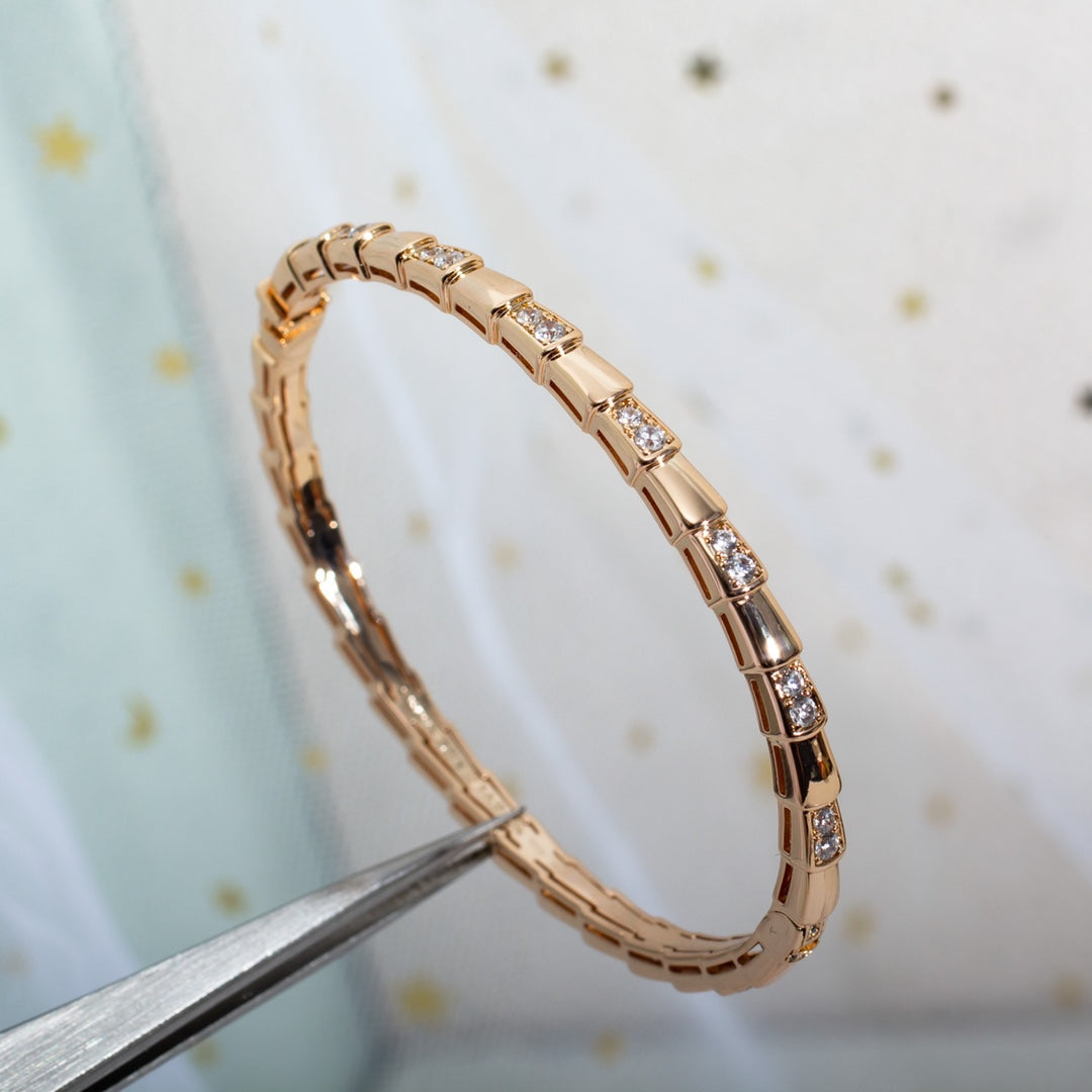 [Luxe]SERPENTI SMALL BRACELET PINK GOLD DIAMOND