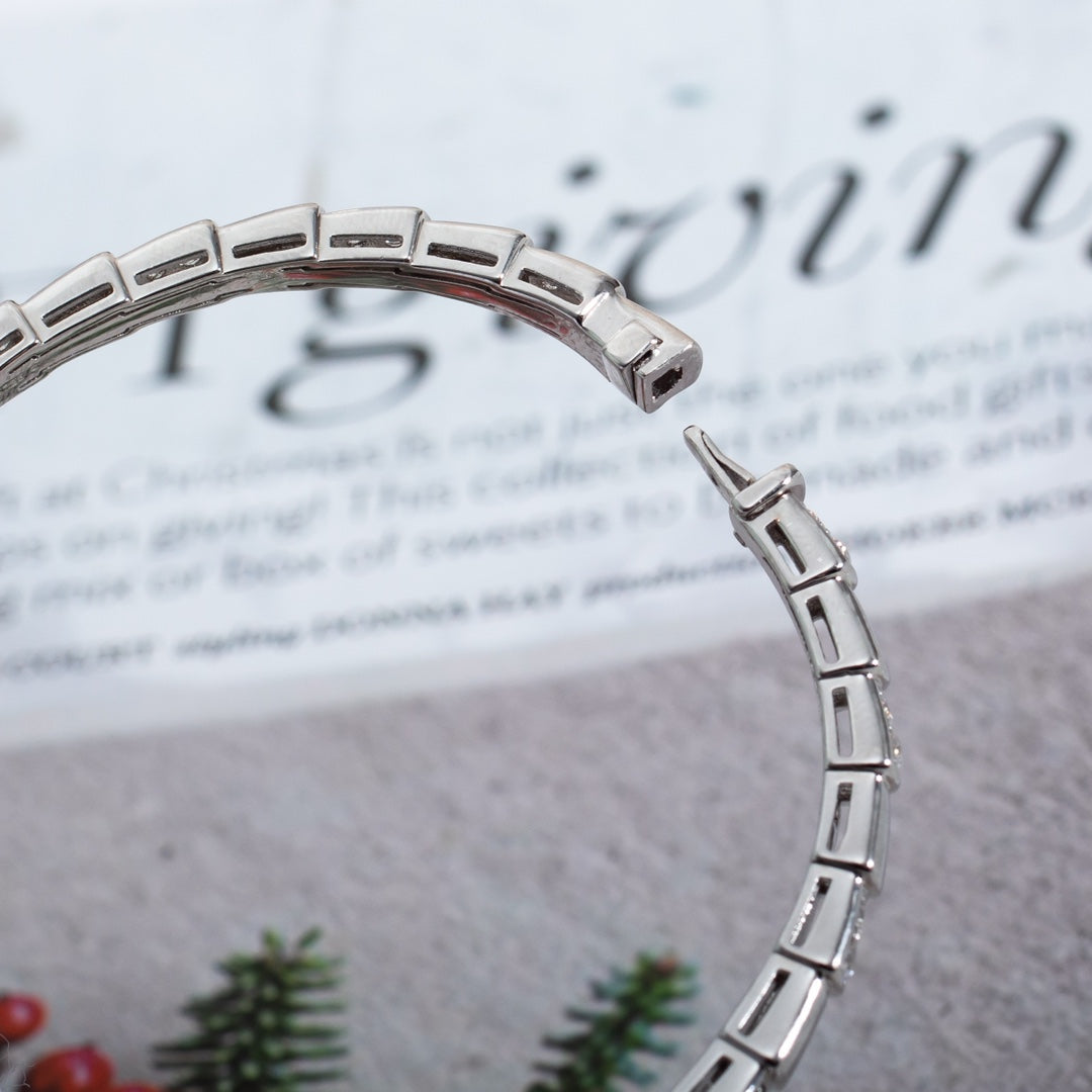 [Luxe]SERPENTI BRACELET SILVER DIAMOND