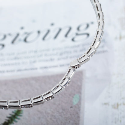 [Luxe]SERPENTI BRACELET SILVER DIAMOND