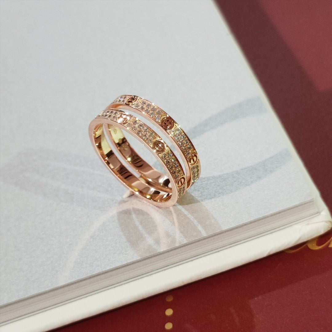 [Luxe]LOVE RING 2.65MM DIAMOND