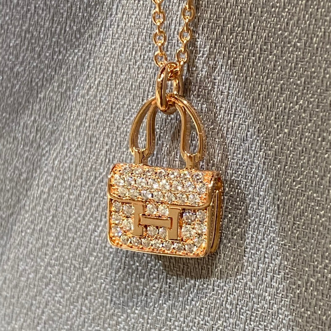 [Luxe]CONSTANCE PEDANT DIAMOND NECKLACE