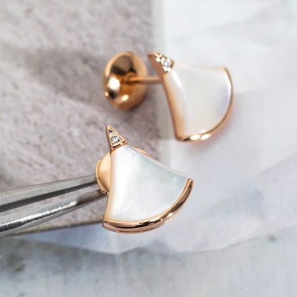 [Luxe]DIVAS DREAM EARRINGS PINK GOLD