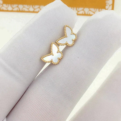 [Luxe]SWEET BUTTERFLY MOP EARSTUDS