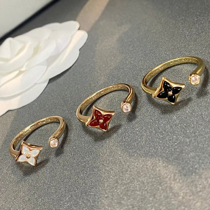 [LUXE]STAR 1 DIAMANT OFFENER RING