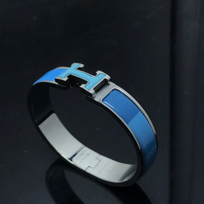 [LUXE]H ARMBAND BLAUER REGENBOGEN KERAMIK