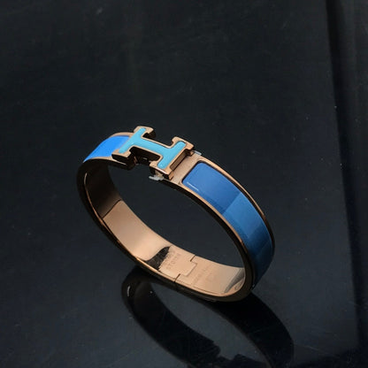 [LUXE]H ARMBAND BLAUER REGENBOGEN KERAMIK