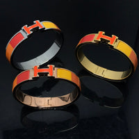 [LUXE]H ARMBAND ORANGE RAINBOW KERAMIK