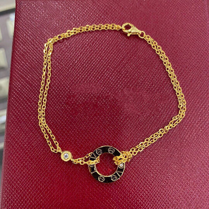 [LUXE] LOVE ARMBAND 2 DIAMANTEN