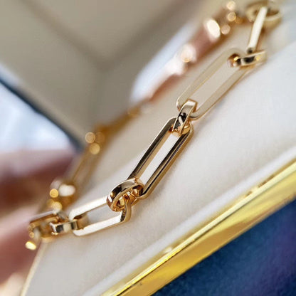 [LUXE]KETTENARMBAND, KLEINES MODELL, DIAMANT
