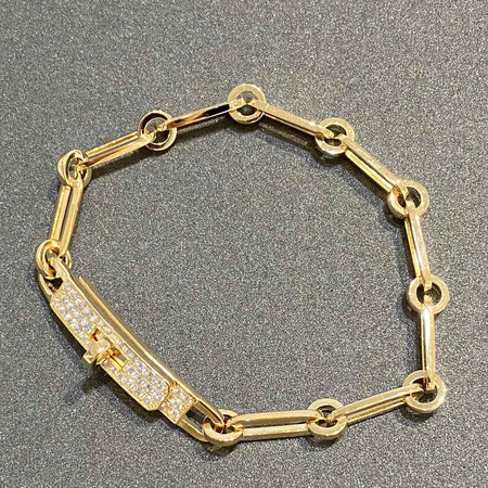 [LUXE]KETTENARMBAND, KLEINES MODELL, DIAMANT