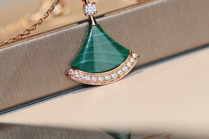 [Luxe]DREAM NECKLACE MALACHITE DIAMOND