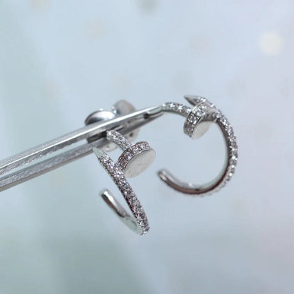 [Luxe Jewelry] JUSTE FULL DIAMOND SMALL EARRINGS
