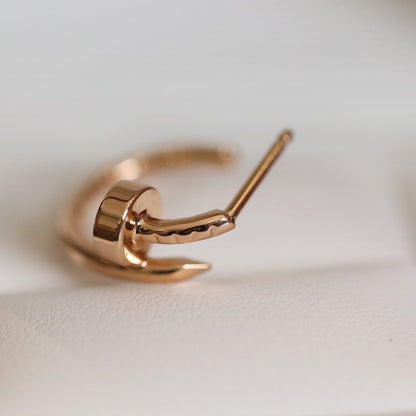 [Luxe]JUSTE EARRINGS PINK GOLD