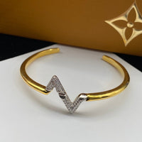 [LUXE]VOLTE UPSITE DOWN DIAMOND GOLD OFFENES ARMBAND