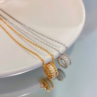 [LUXE]パーリー ダイヤモンドネックレス