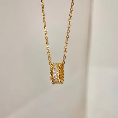 [LUXE]パーリー ダイヤモンドネックレス