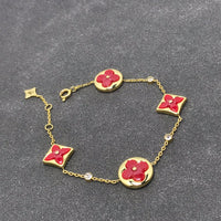 [Luxe Jewelry]STAR AND SUN CARNELIAN 4 MOTIFS 3 DIAMONDS