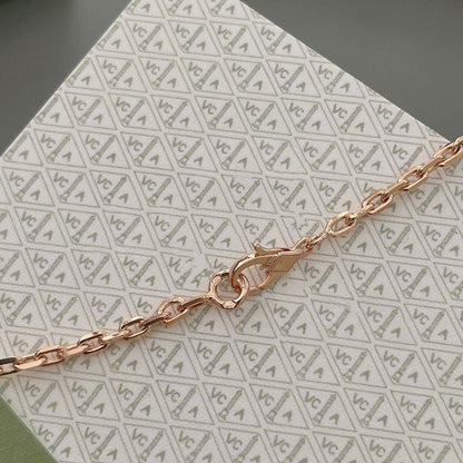[LUXE]ラッキースプリング 15モチーフ ローズゴールドネックレス