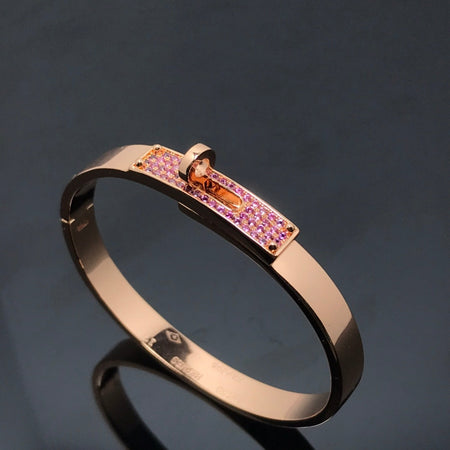[LUXE]KELLY ARMBAND ROSA DIAMANT