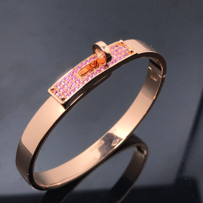 [LUXE]KELLY ARMBAND ROSA DIAMANT