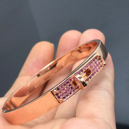 [LUXE]KELLY ARMBAND ROSA DIAMANT