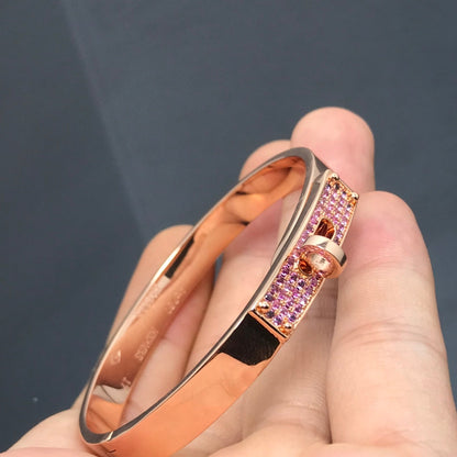 [LUXE]KELLY ARMBAND ROSA DIAMANT