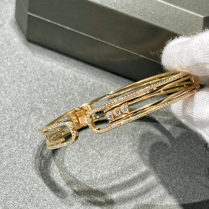[Luxe Jewelry]MOVE 10TH PAVED DIAMOND BRACELET