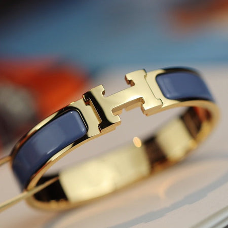 [LUXE]H ARMBAND 12MM BLAU GRAU