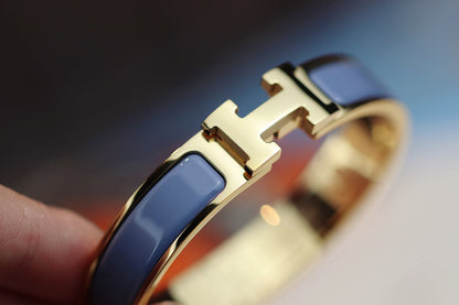[LUXE]H ARMBAND 12MM BLAU GRAU