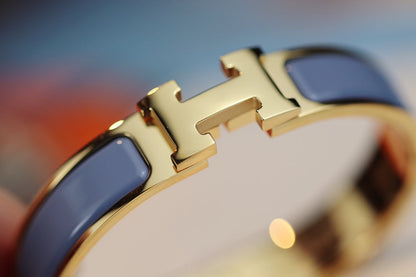 [LUXE]H ARMBAND 12MM BLAU GRAU
