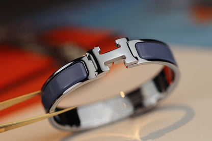 [LUXE]H ARMBAND 12MM BLAU GRAU